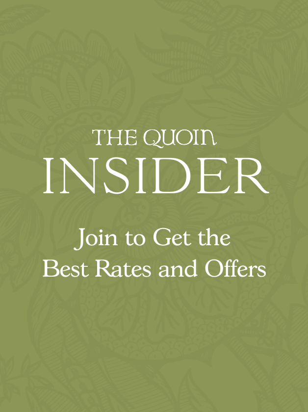 The Quoin Insider. Join to Get the Best Rates and Offers